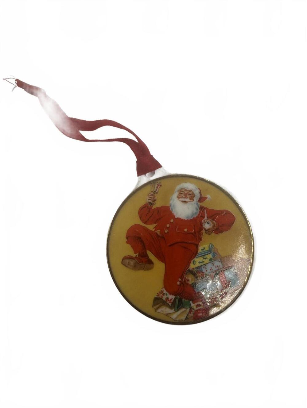 Norman Rockwell 'Ringing in Good Cheer' Christmas Ornament 1984